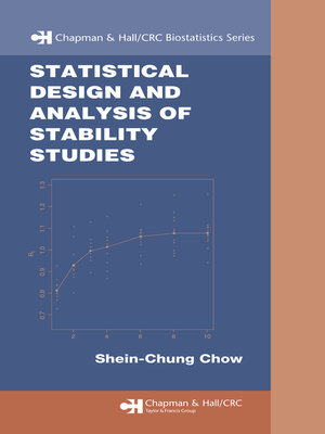 cover image of Statistical Design and Analysis of Stability Studies
